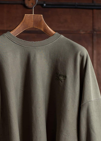 HED MAYNER Crewneck Sweater Army Green RMBA00EC99FAB0010800
