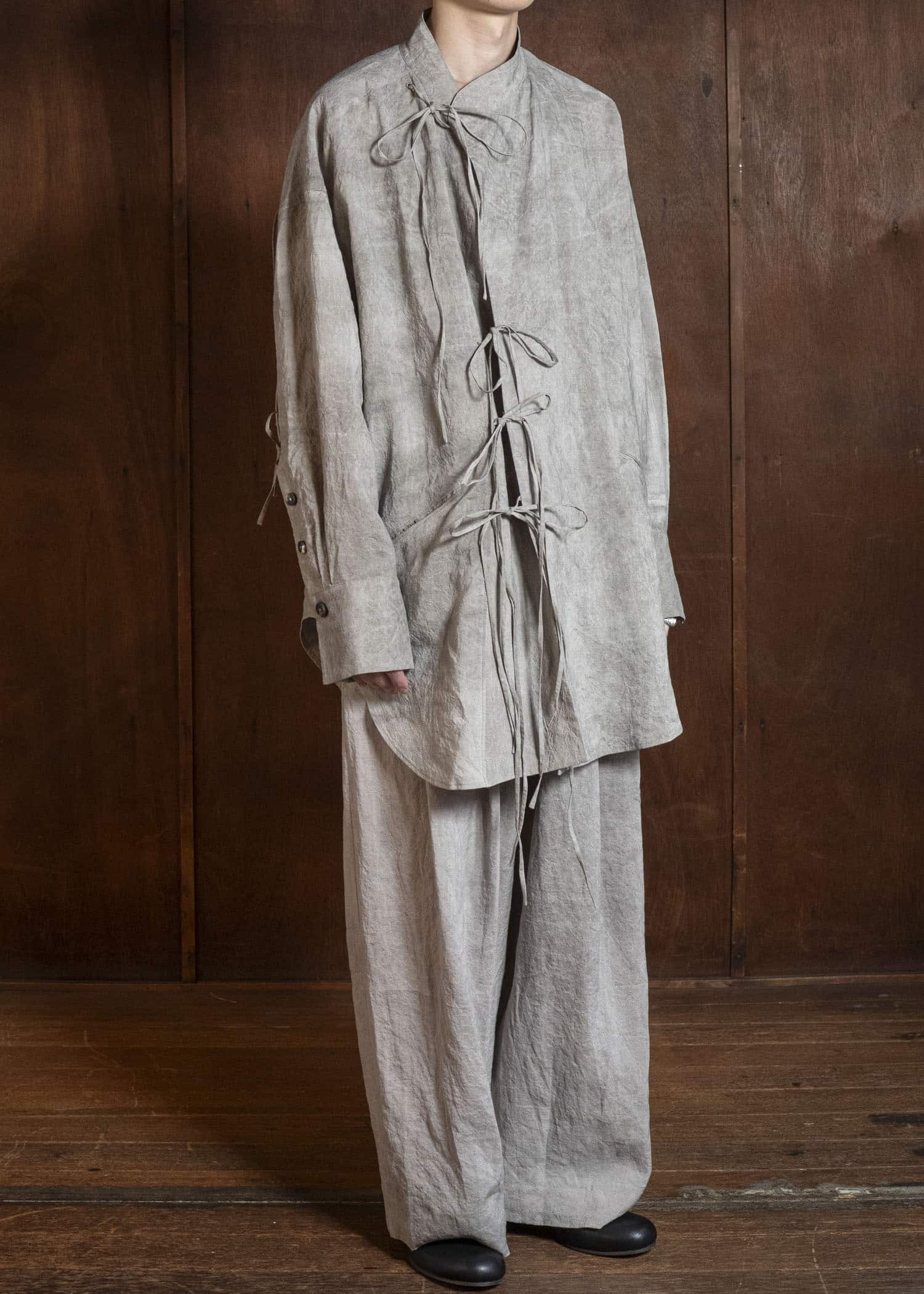 ZIGGY CHEN 0M2610544 FULL-LENGTH DRAWSTRING TROUSERS 02