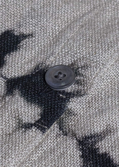 SUZUSAN 7053L-010 Linen Front Button Dress 1008 Black - Grge