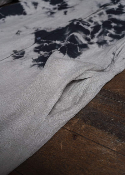 SUZUSAN 7053L-010 Linen Front Button Dress 1008 Black - Grge