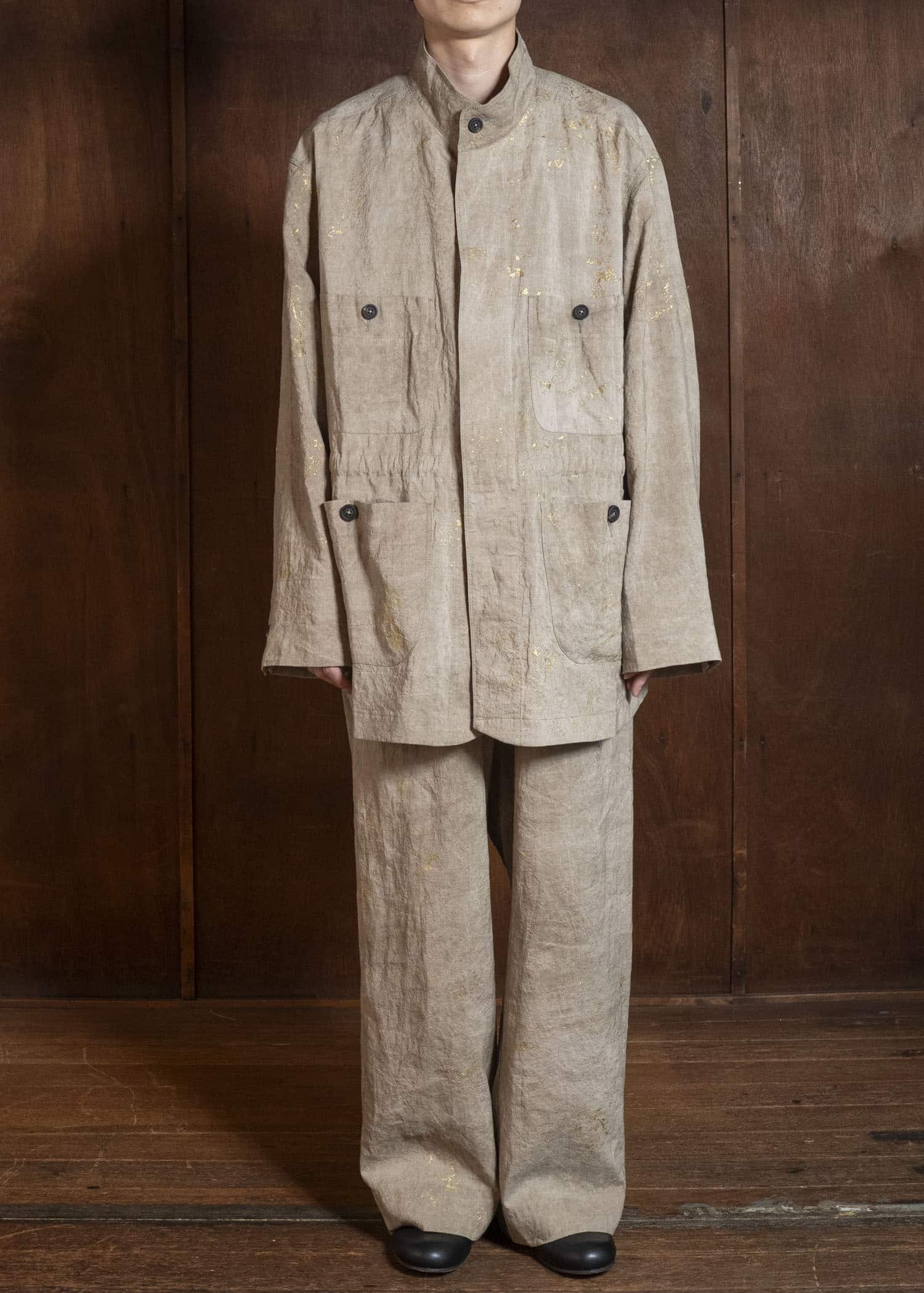ZIGGY CHEN 0M2610920 GOLD LEAF FIELD JACKET 81