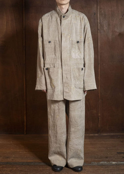 ZIGGY CHEN 0M2610920 GOLD LEAF FIELD JACKET 81