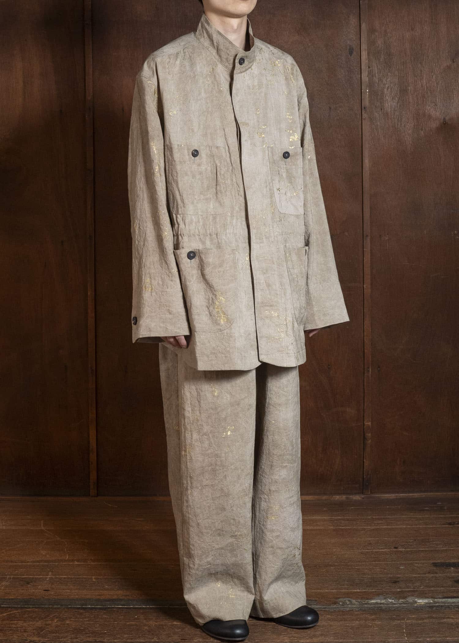 ZIGGY CHEN 0M2610920 GOLD LEAF FIELD JACKET 81