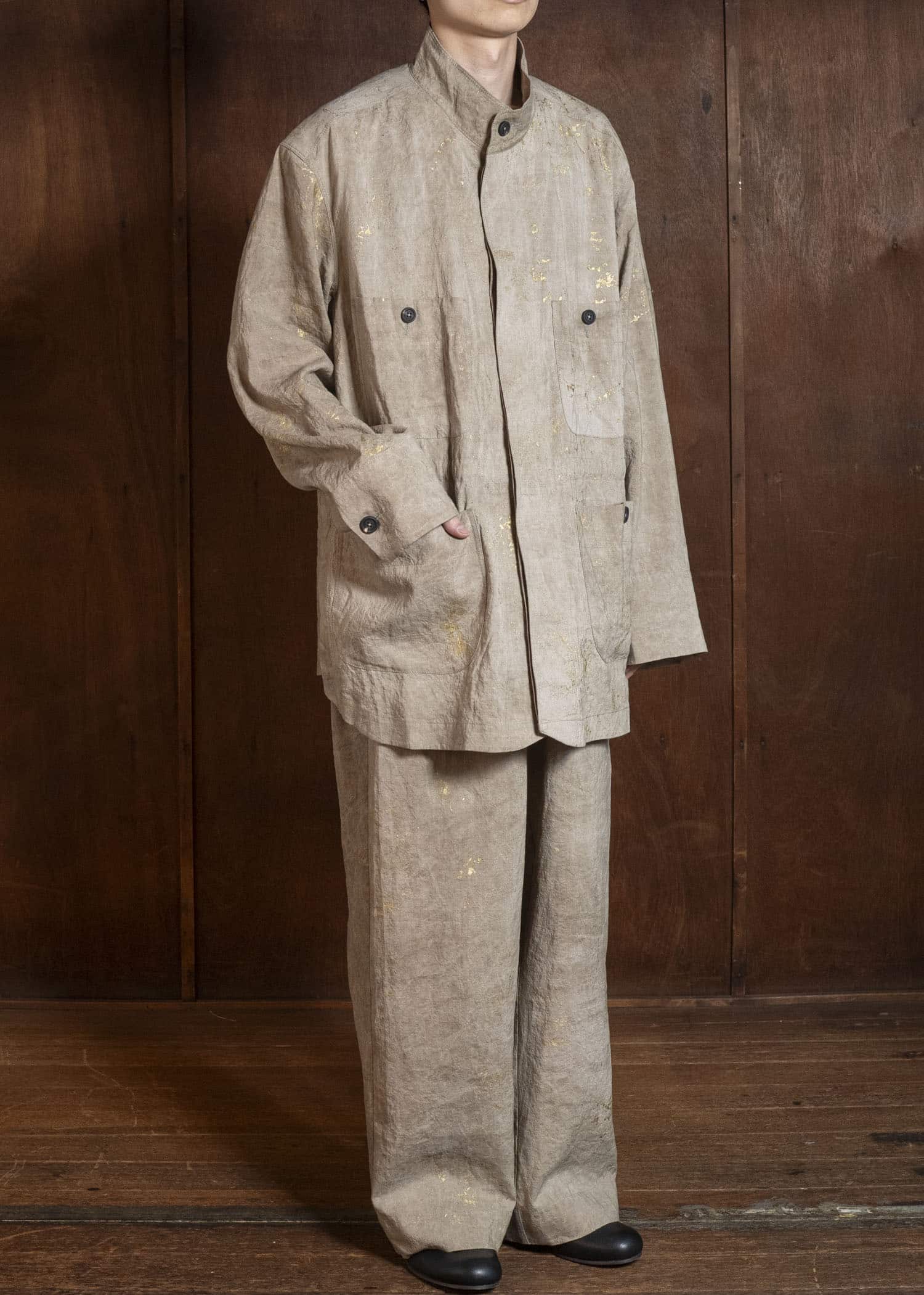 ZIGGY CHEN 0M2610920 GOLD LEAF FIELD JACKET 81