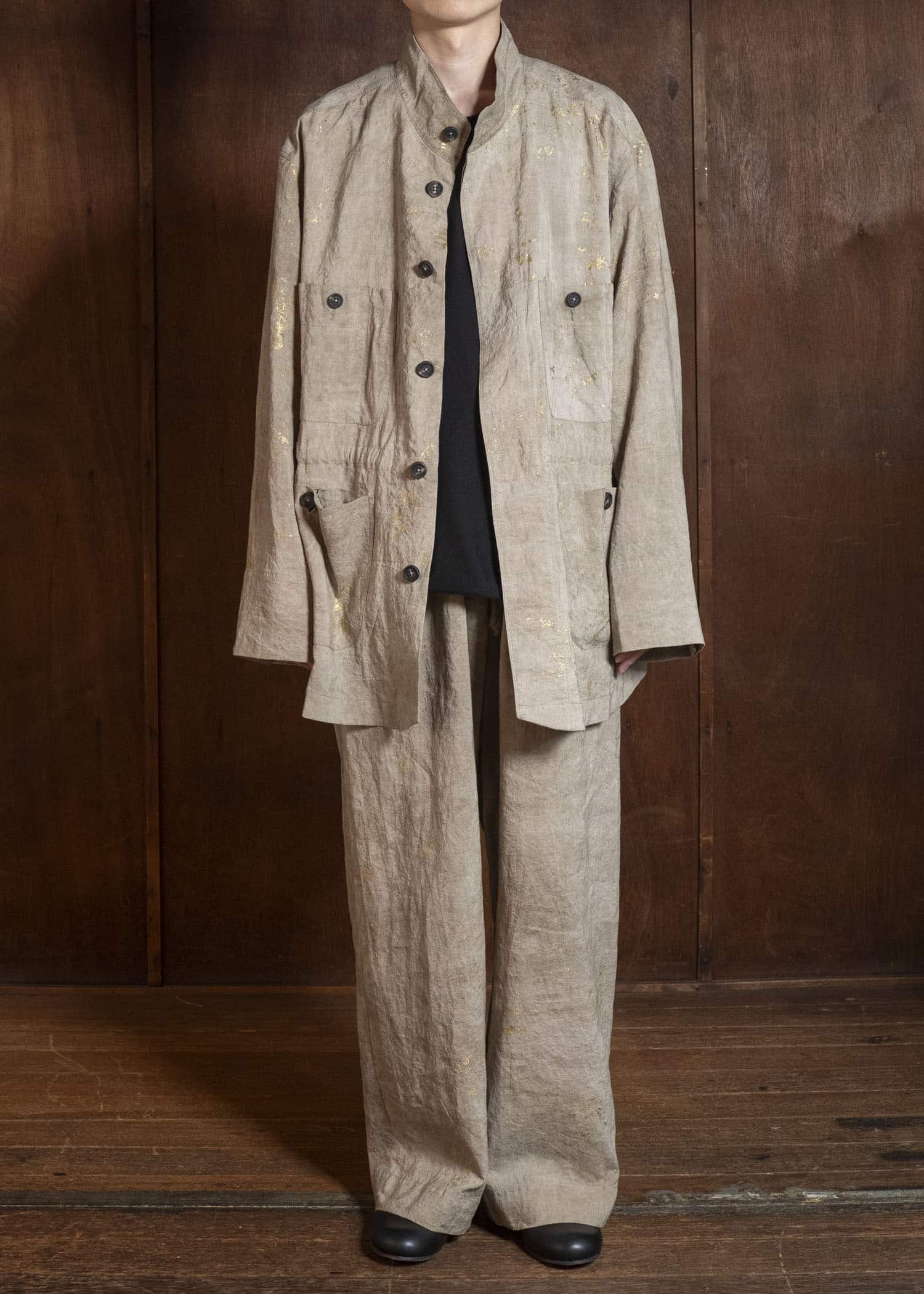 ZIGGY CHEN 0M2610920 GOLD LEAF FIELD JACKET 81