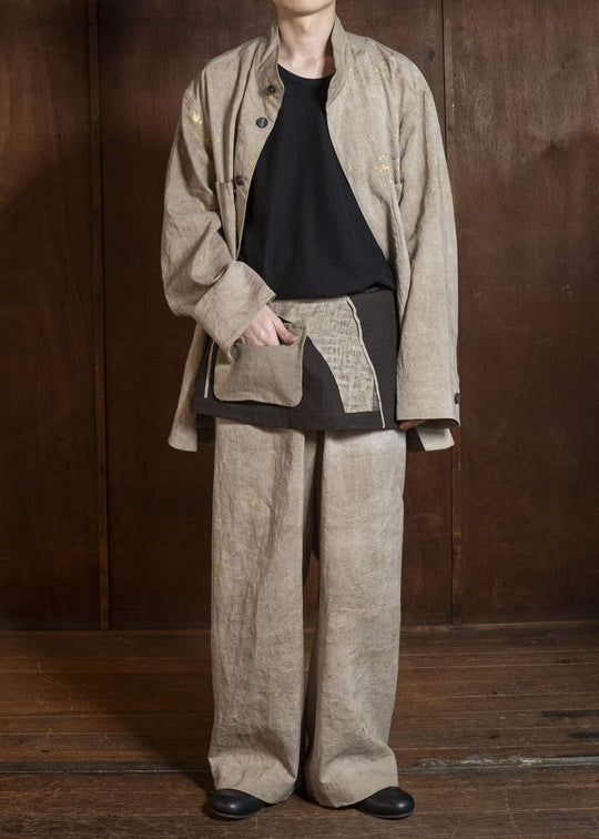 ZIGGY CHEN 0M2610301 PATCHWORK APRON 85