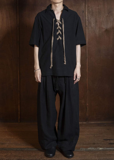 ZIGGY CHEN 0M2610516 HIGH-WAIST BELTED TROUSERS 04