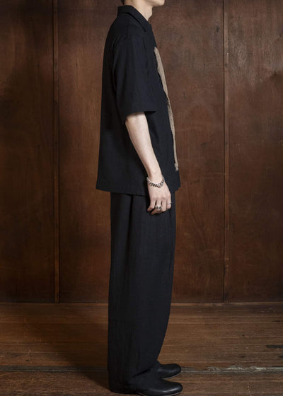 ZIGGY CHEN 0M2610509 DROP-CROTCHED WIDE LEG TROUSERS 04