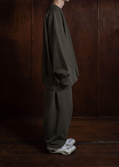 HED MAYNER Crewneck Sweater Army Green RMBA00EC99FAB0010800