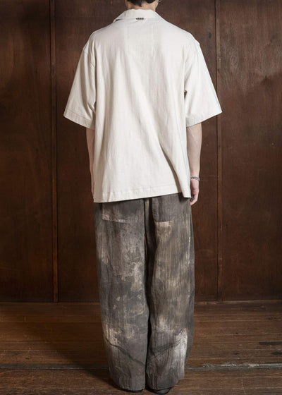 ZIGGY CHEN STRING FASTENED RUGBY T-SHIRT 0M2610213