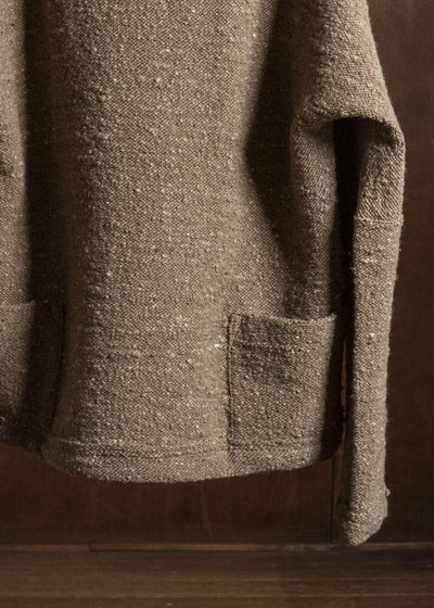 KLASICA 26F-MCN-H103 Pocket Mock Neck Jumper Maple