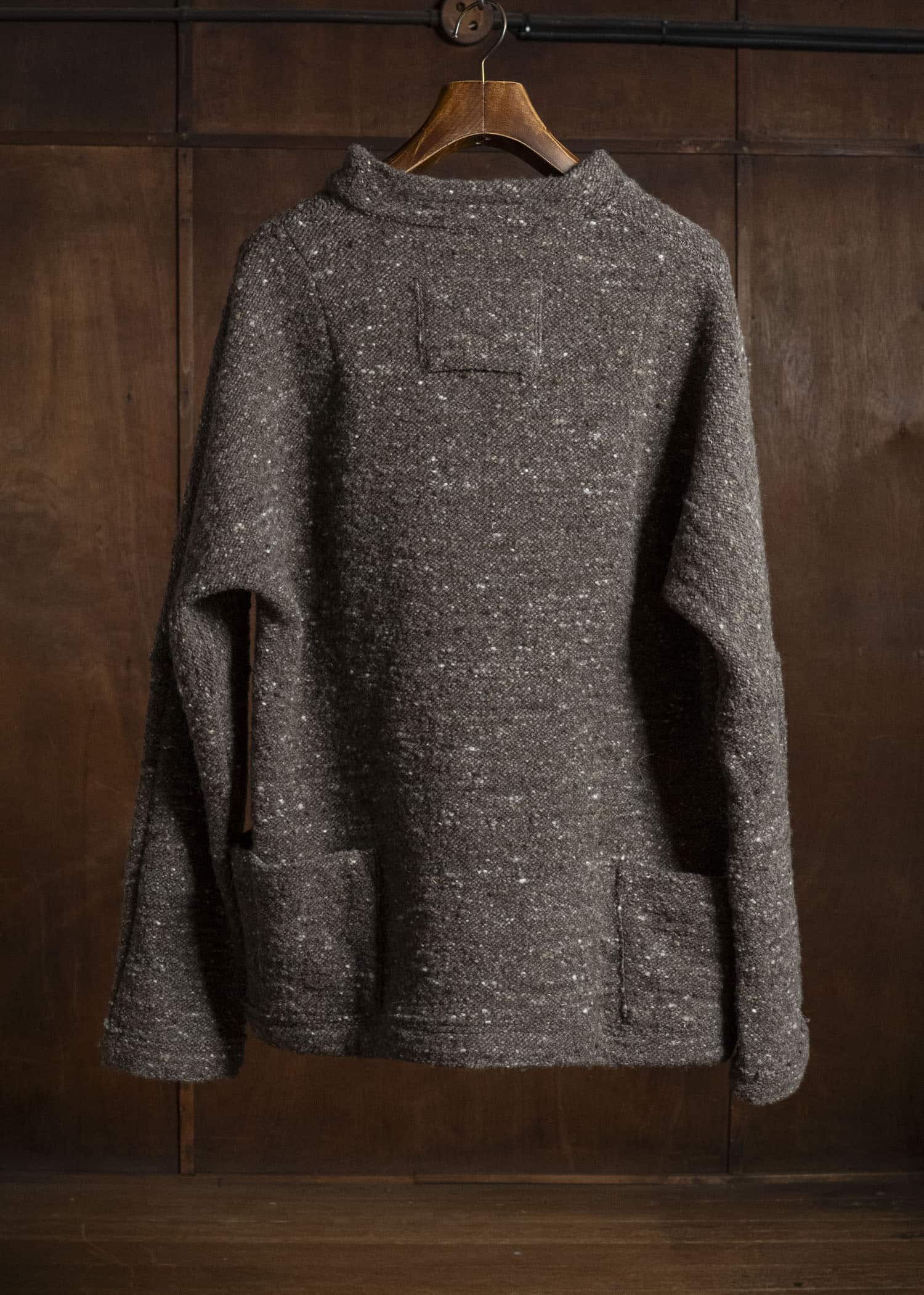 KLASICA 26F-MCN-H103 Pocket Mock Neck Jumper Taupe