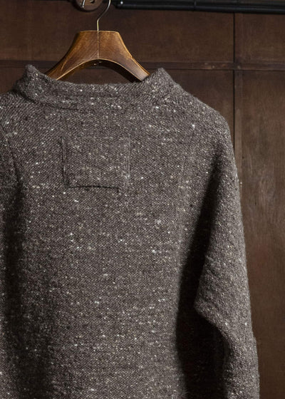KLASICA 26F-MCN-H103 Pocket Mock Neck Jumper Taupe