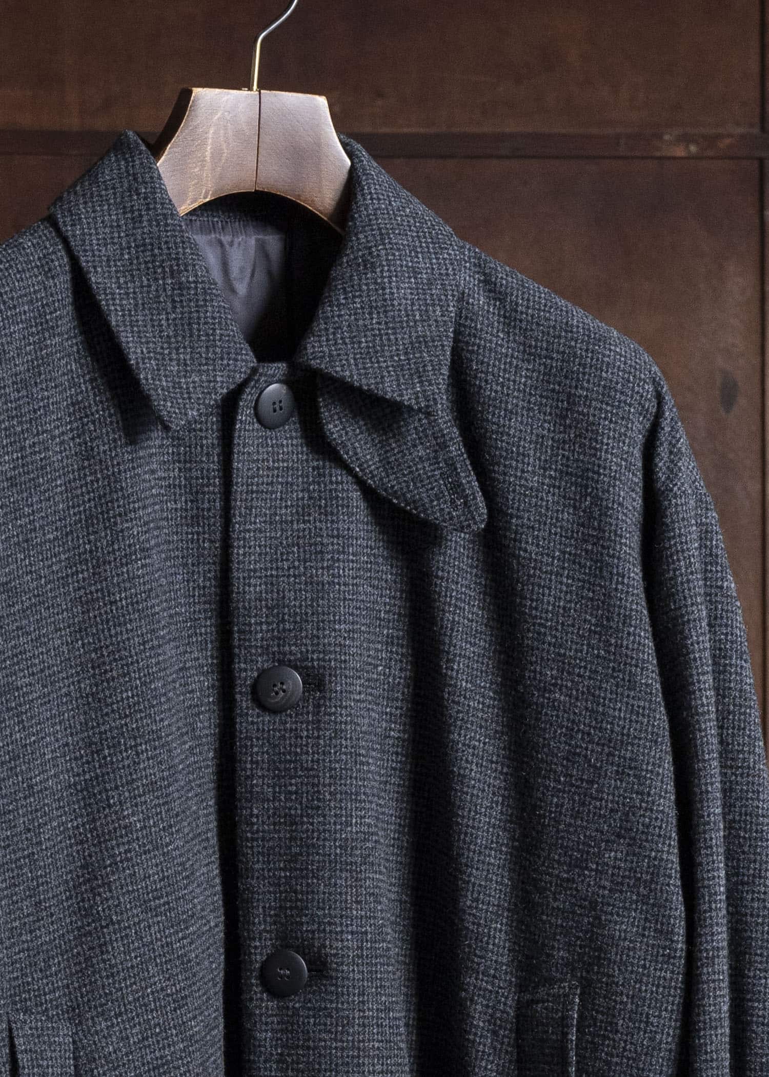 YOKO SAKAMOTO Oversized Blouson YS-25AW-11 HOUNDTOOTH