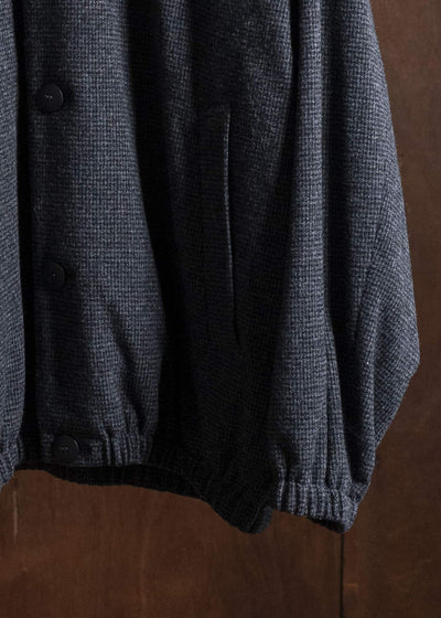 YOKO SAKAMOTO Oversized Blouson YS-25AW-11 HOUNDTOOTH