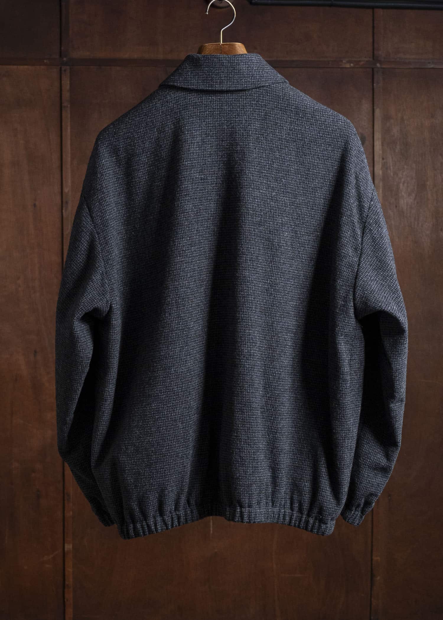 YOKO SAKAMOTO Oversized Blouson YS-25AW-11 HOUNDTOOTH