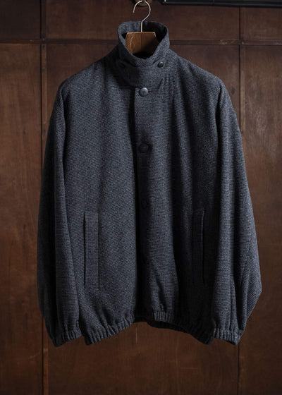 YOKO SAKAMOTO Oversized Blouson YS-25AW-11 HOUNDTOOTH