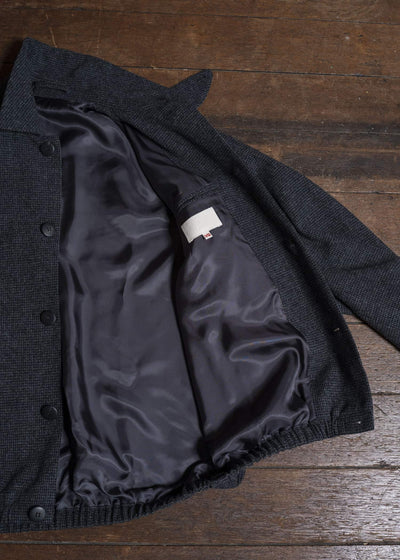 YOKO SAKAMOTO Oversized Blouson YS-25AW-11 HOUNDTOOTH