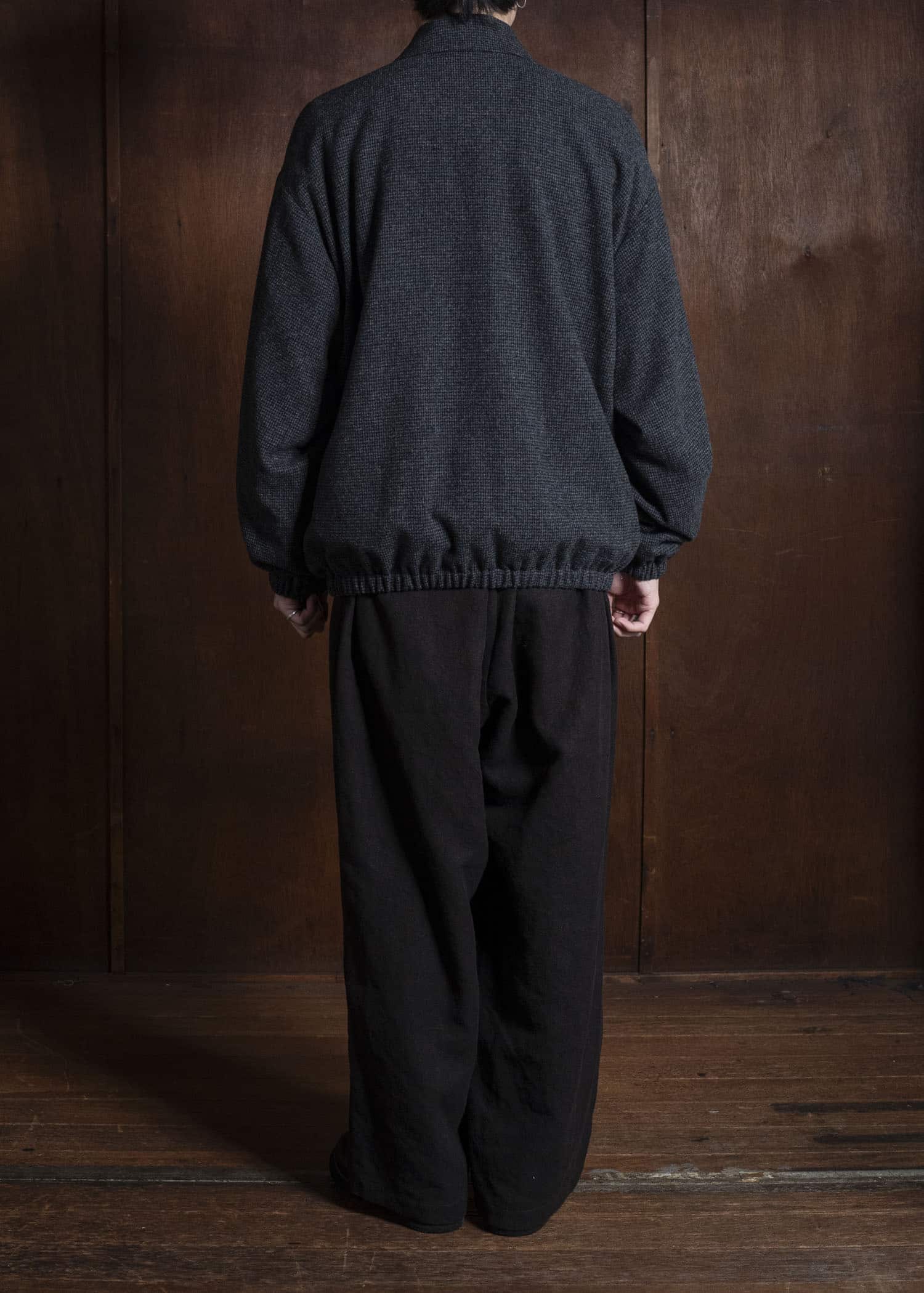 YOKO SAKAMOTO Oversized Blouson YS-25AW-11 HOUNDTOOTH