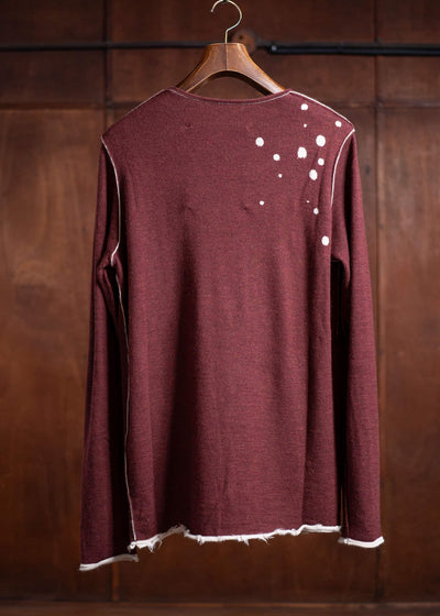 ZIGGY CHEN Crewneck Sweater Tacora Red 0M2502001