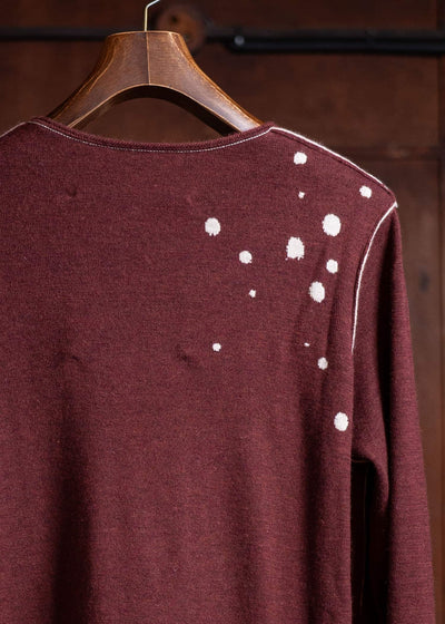 ZIGGY CHEN Crewneck Sweater Tacora Red 0M2502001