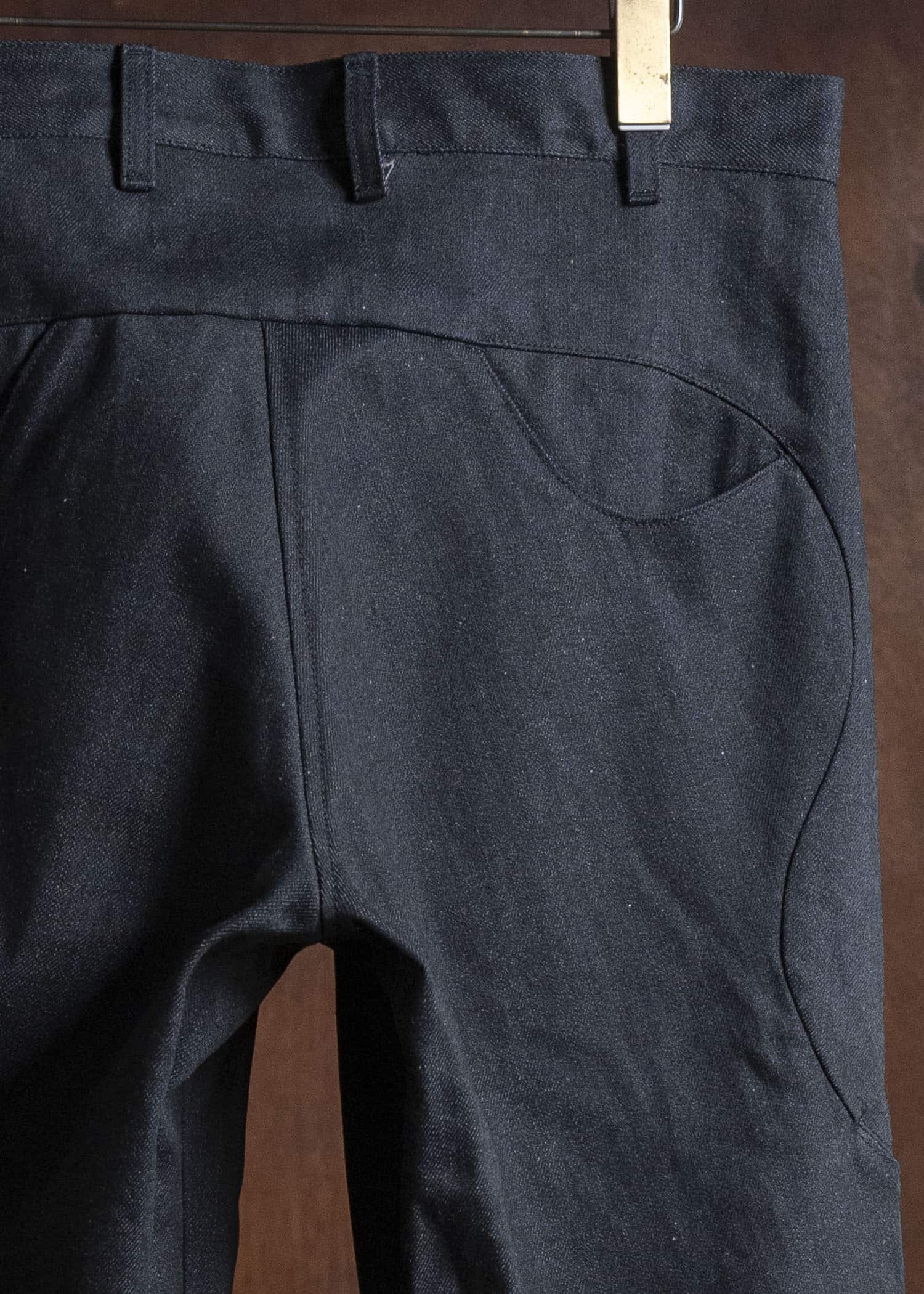 OPPOSE DUALITY OD0104DTR-25AW 6 Pocket Sub Ong Vibram Denim Trousers Black Gray