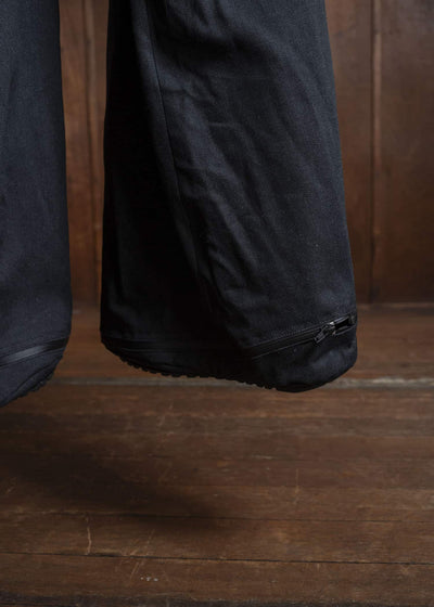 OPPOSE DUALITY OD0104DTR-25AW 6 Pocket Sub Ong Vibram Denim Trousers Black Gray