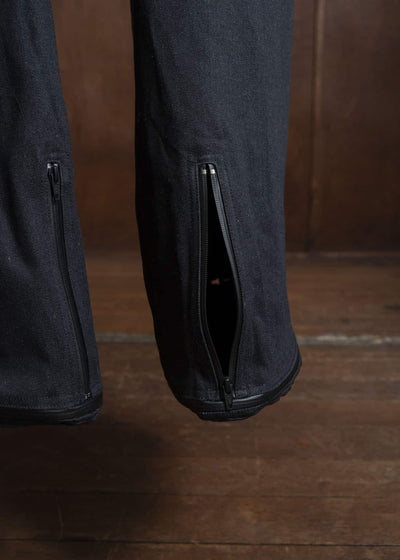 OPPOSE DUALITY OD0104DTR-25AW 6 Pocket Sub Ong Vibram Denim Trousers Black Gray