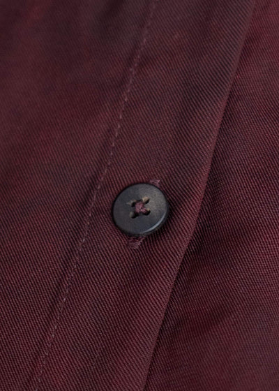 ZIGGY CHEN Classic Collar Shirt Burgundy 0W2500709
