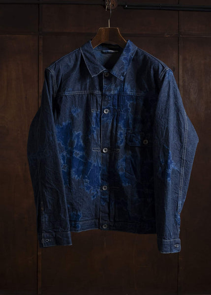 SUZUSAN 8041C-010 Cotton Denim Jacket 2398 Navy Blue-Indigo