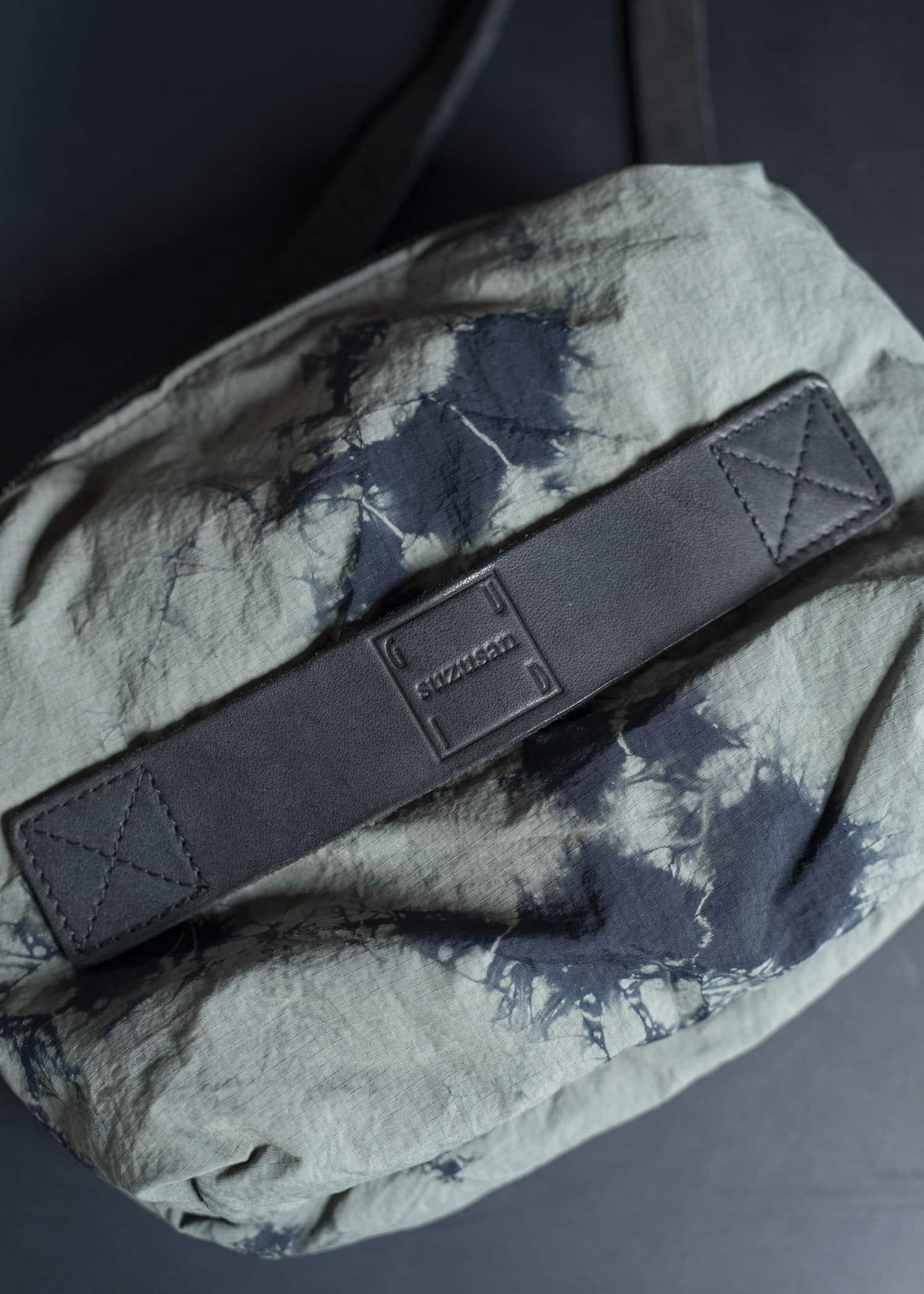 GUIDI 9018NLT-010 Marshmallow Bag (SUZUSAN × GUIDI) Madara Shibori