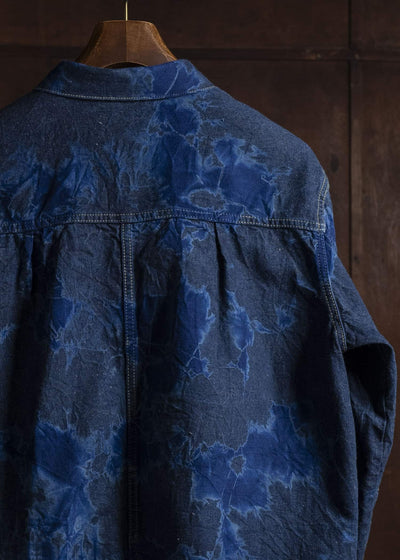 SUZUSAN 8041C-010 Cotton Denim Jacket 2398 Navy Blue-Indigo