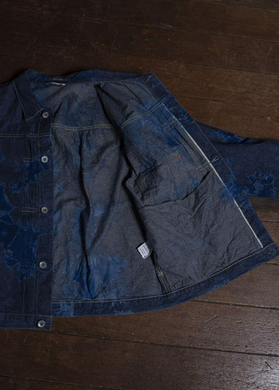 SUZUSAN 8041C-010 Cotton Denim Jacket 2398 Navy Blue-Indigo