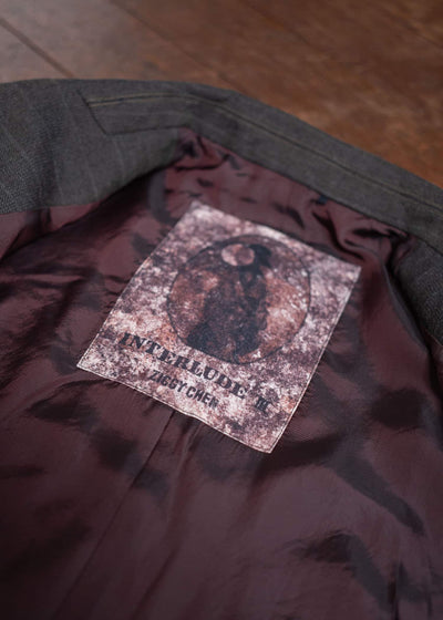 ZIGGY CHEN Three Button Blazer Khaki Gray 0M2500906