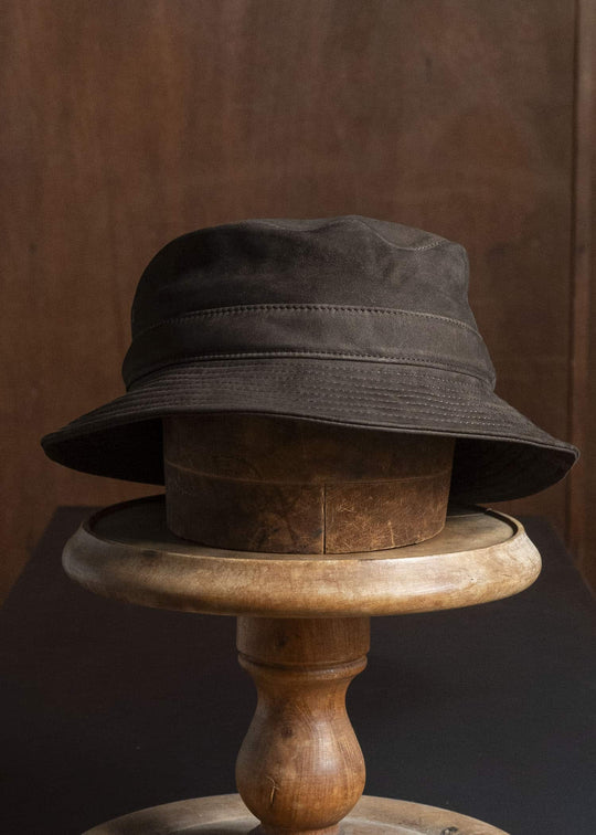 YOKO SAKAMOTO YS-26AW-GS-HAT-LE-BROWN - NU Gift Shop Hat BROWN - NU
