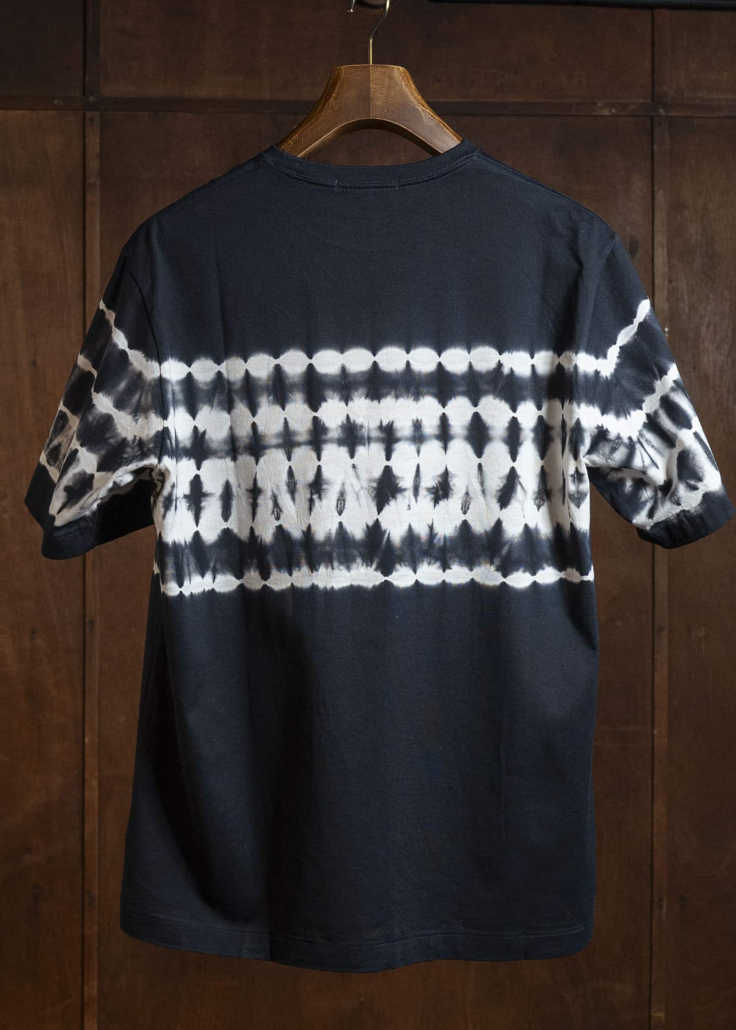 SUZUSAN 2077C-442 Giza Cotton Jersey Short Sleeve T-Shirt Black - Light Grey