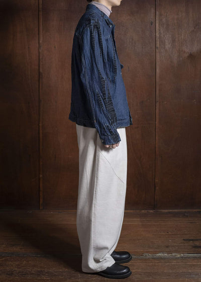 SUZUSAN 8041C-020 Cotton Denim Jacket 1098 Black - Indigo