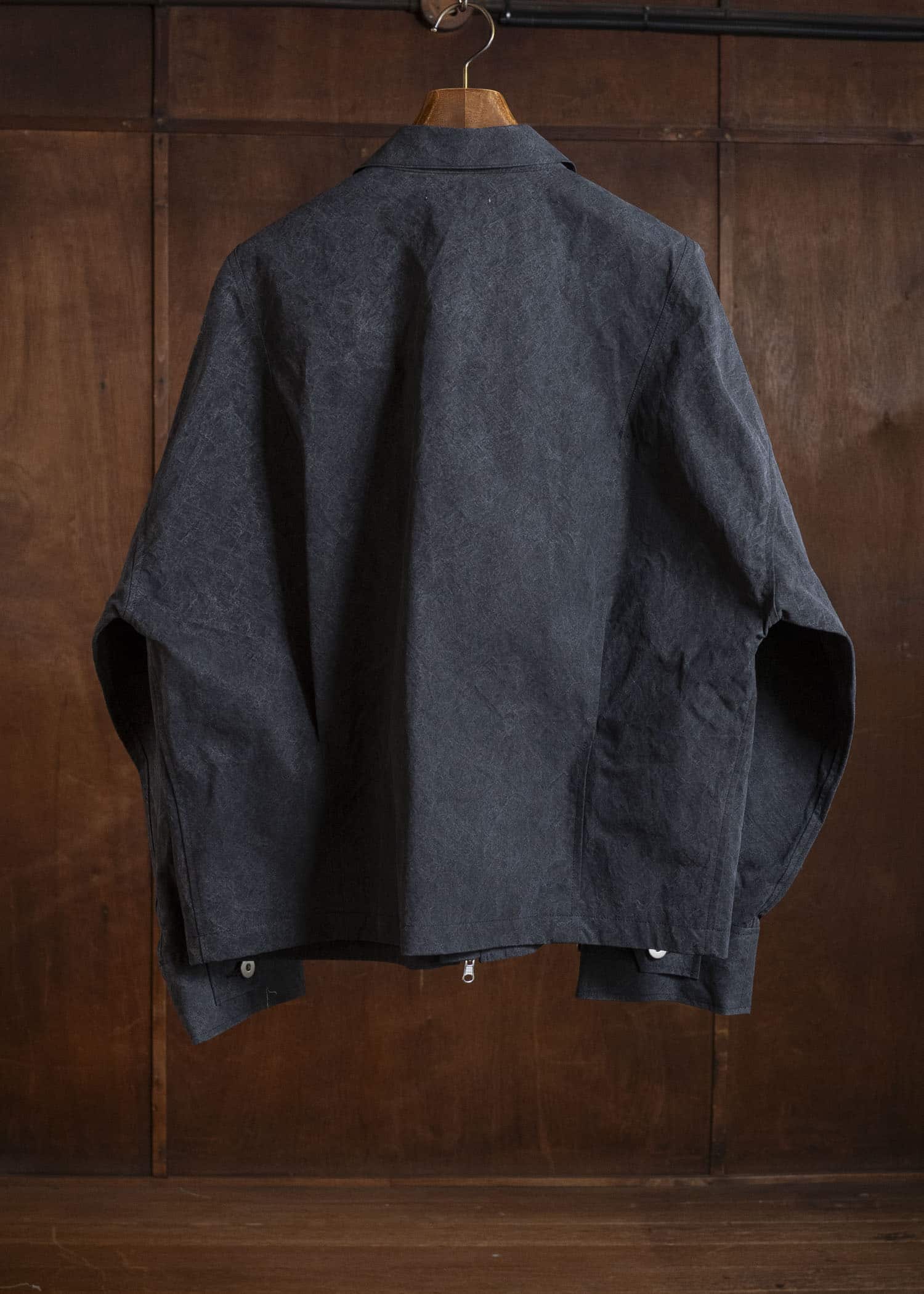 BIBLIOTHERK BR-OT08-SS26 REVERSIBLE JACKET BLACK