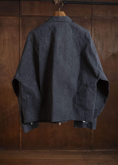 BIBLIOTHERK BR-OT08-SS26 REVERSIBLE JACKET BLACK