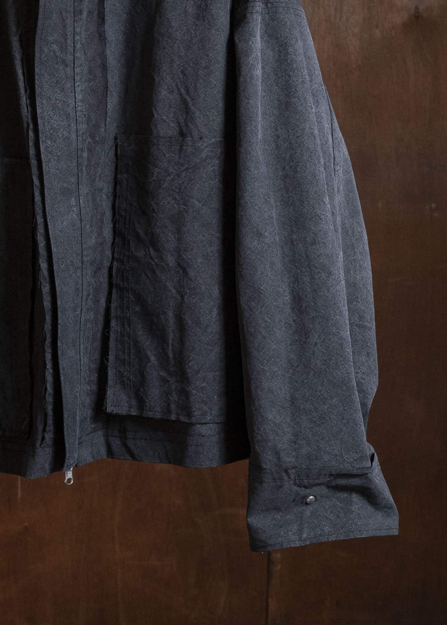 BIBLIOTHERK BR-OT08-SS26 REVERSIBLE JACKET BLACK