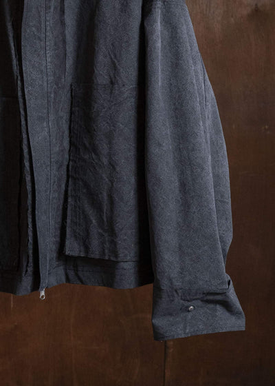 BIBLIOTHERK BR-OT08-SS26 REVERSIBLE JACKET BLACK