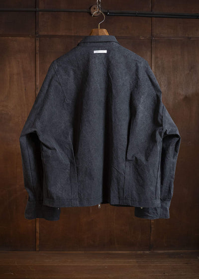 BIBLIOTHERK BR-OT08-SS26 REVERSIBLE JACKET BLACK