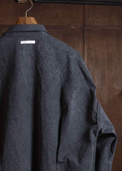 BIBLIOTHERK BR-OT08-SS26 REVERSIBLE JACKET BLACK