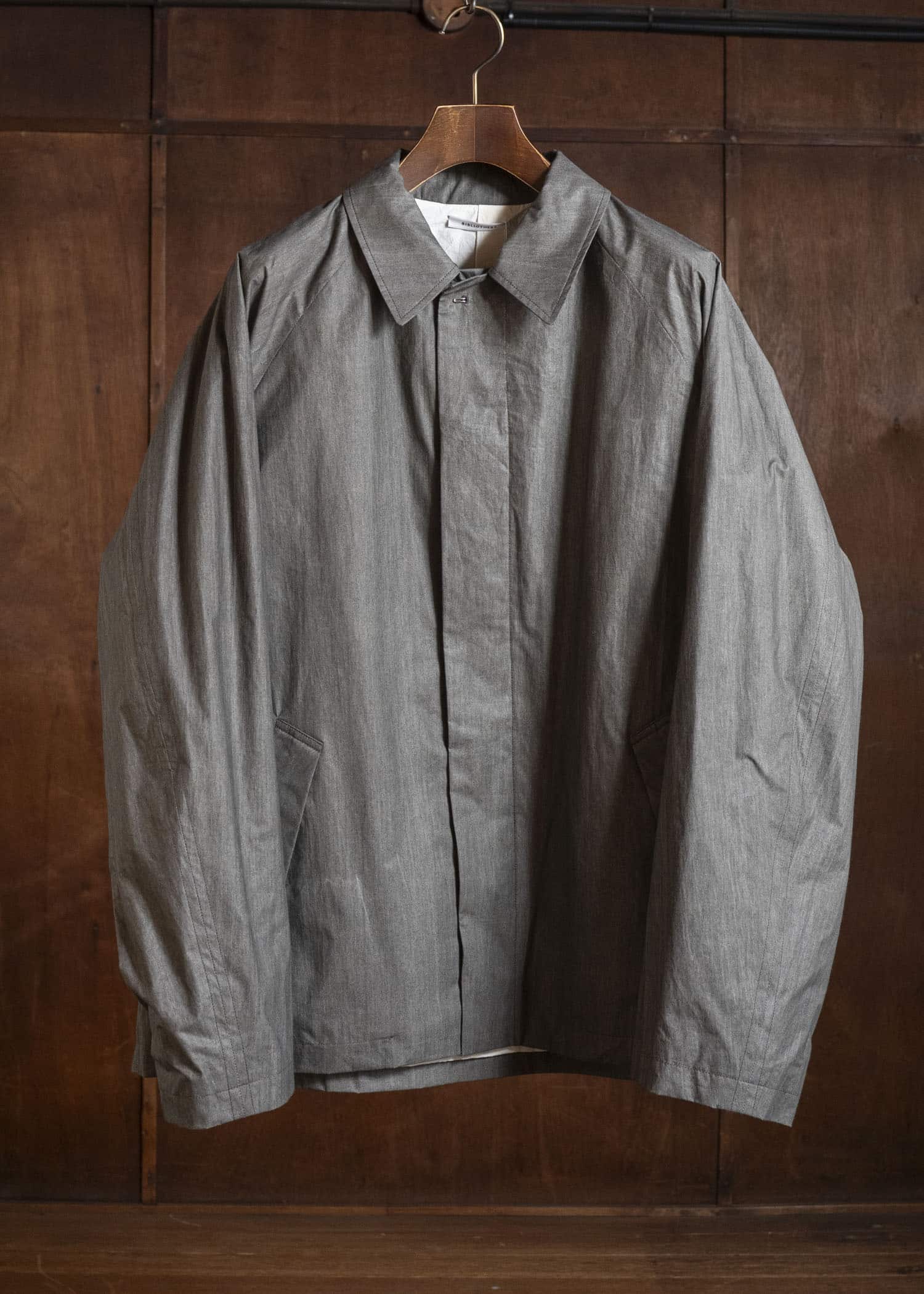 BIBLIOTHERK BR-OT03-SS26-01 F2 JACKET GRAY