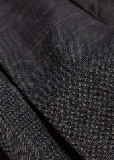 ZIGGY CHEN Drop Crotch Wide-Leg Trousers Khaki Gray 0M2500503