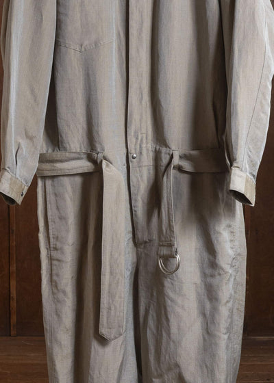 BIBLIOTHERK BR-OT07-SS26 FOLDED JUMPSUIT BEIGE