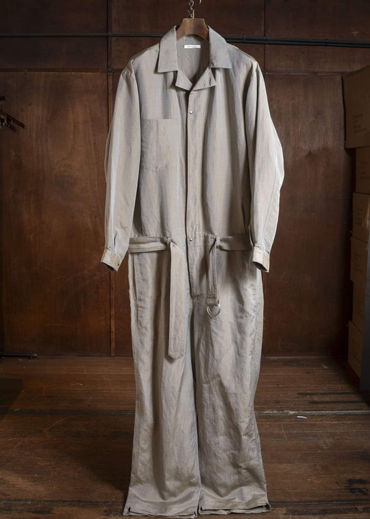 BIBLIOTHERK BR-OT07-SS26 FOLDED JUMPSUIT BEIGE