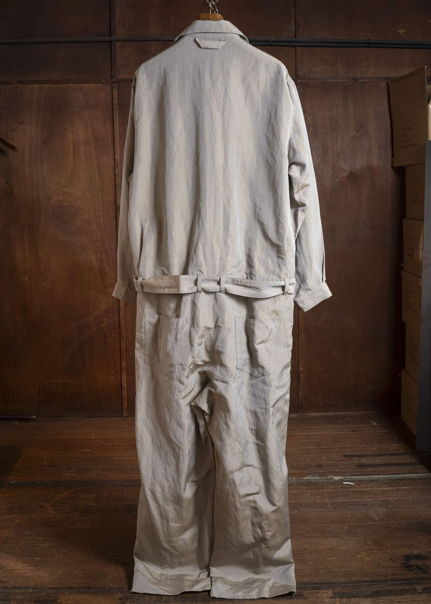 BIBLIOTHERK BR-OT07-SS26 FOLDED JUMPSUIT BEIGE