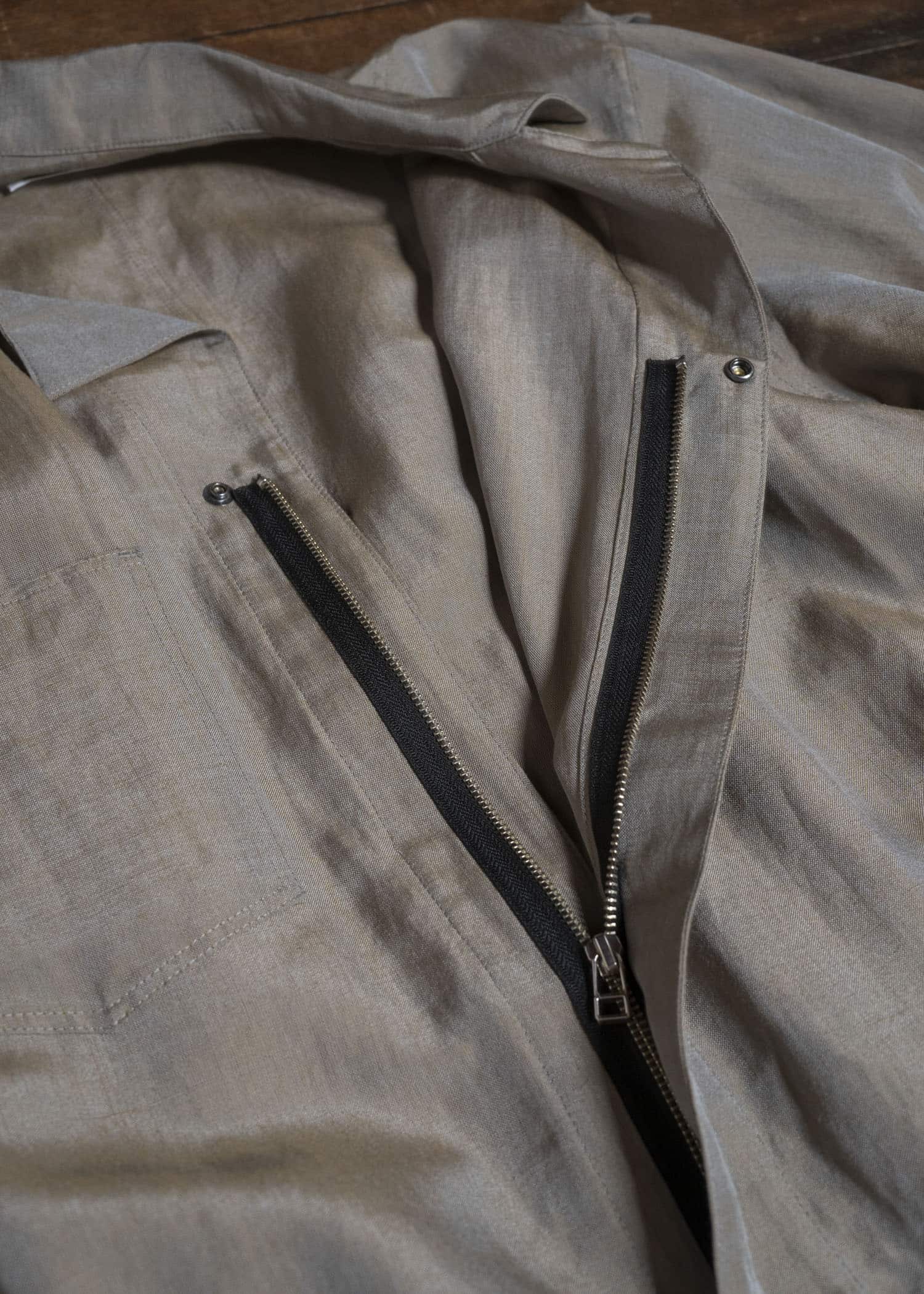 BIBLIOTHERK BR-OT07-SS26 FOLDED JUMPSUIT BEIGE