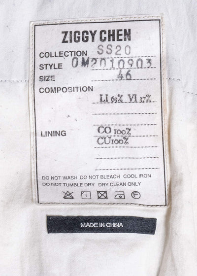 ZIGGY CHEN 20SS LINEN 2BUTTON JACKET